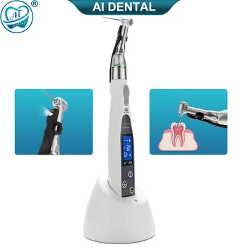 Peralatan gigi AI-Endo-MT endodontik treatment contra angle handpiece Endomotor tanpa kabel dengan Kontrol Torsi dan Pembalikan Otomatis