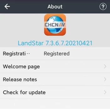 Perangkat Lunak CHC GNSS LandStar7 LS7 Cina, Inggris, Rusia, Portugis, Spanyol, bahasa nasional lainnya