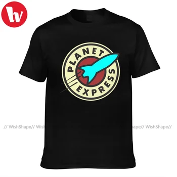 Planet Express Kaos Lucu Lengan Pendek 100 Katun T Shirt Streetwear Grafis Kaos Plus Ukuran Pria