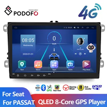 Podofo 2 Din Android 8.1 Radio Mobil 9 