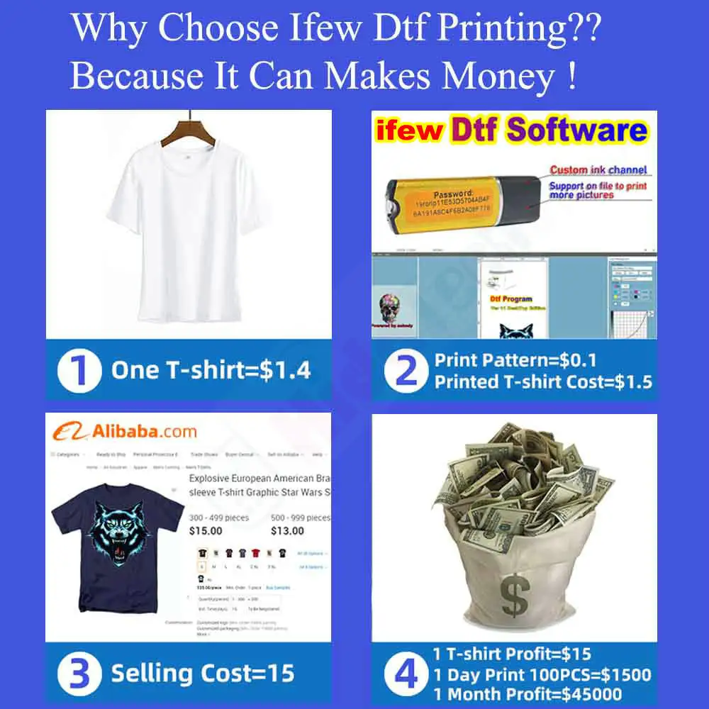 Printer Dtg Printer Dtf Rip 11 Perangkat Lunak Rip Desktop V11 Lisensi Pencetakan Format Lebar Dongle Program Kode Kunci Usb Kit Printroll - 2