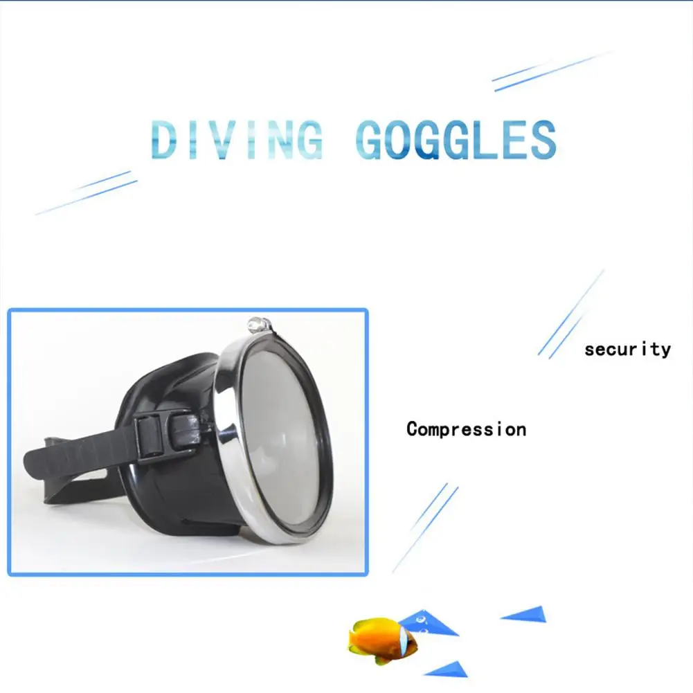 Profesional HD Menyelam Masker Kaca Tempered Stainless Steel Underwater Diver Masker Memancing Pria Renang Kacamata Menyelam Peralatan - 5