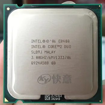 Prosesor Intel Core 2 Duo E8400 Inti Ganda 3.0 Ghz FSB 1333 MHz Soket 775 CPU
