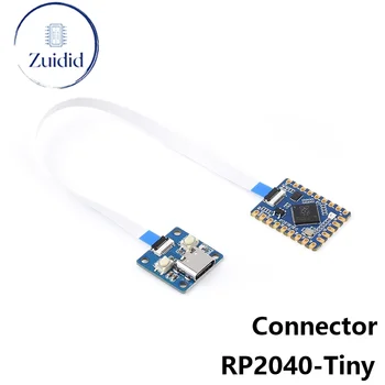 RP2040-Modul Papan Pengembangan Kecil RP2040 Antarmuka USB Tipe C Raspberry Pi PICO NOL SRAM 264KB Flash C / C 2MB untuk Arduino