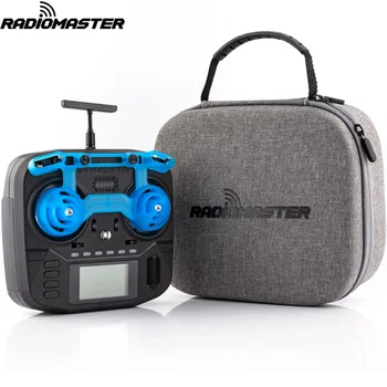 RadioMaster Boxer 2.4 G 16ch Hall Gimbal Pemancar Kendali Jarak Jauh ELRS 4in1 CC2500 Mendukung EDGETX dengan Baterai Lipo untuk Drone RC