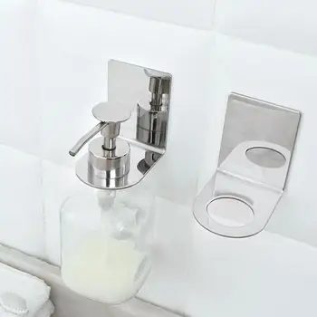 Rak Botol Sampo Berperekat Terpasang Di Dinding Rak Gantungan Rak Shower Gel Sabun Cair Aksesori Kamar Mandi