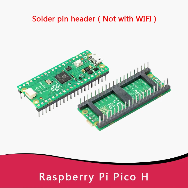 Raspberry Pi Pico W asli dengan Papan Pengembangan WiFi Nirkabel, Pico atau Pico H dengan Header Pin, mendukung MciroPython / C++ - 5