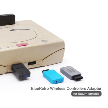 RetroScaler Adaptor Pengontrol Nirkabel BlueRetro untuk Konverter Gamepad Konsol Sega Saturn untuk Saturnus ke PS4 / PS5 / Switch / Xbox