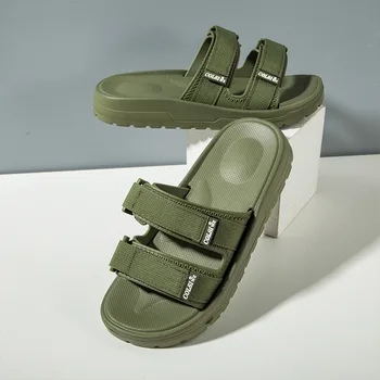 Sandal Jepit Pria 2023 Sepatu Rumah Antiselip Dalam Ruangan Mode Sandal Platform Kasual Pantai Luar Ruangan Pria Sandalias Hombre