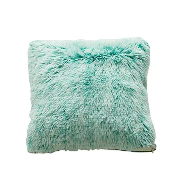 Sarung Bantal Rambut Singa Laut Baru Sarung Bantal Mewah Dekoratif Bulu Imitasi Sarung Bantal Lempar Kursi Sofa Mode Modern Dicelup Padat Sarung Bantal Lempar