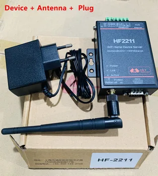 Serial HF2211 ke WiFi RS232 / RS485/RS422 ke WiFi / Modul Konverter Ethernet untuk Transmisi Data Otomasi Industri HF2211A