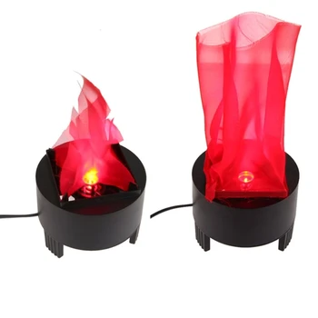 Simulasi Api Lampu Alat Peraga LED Palsu Api-Api Lampu Dekorasi Berkedip Api Unggun Realistis Api Halloween Hadiah