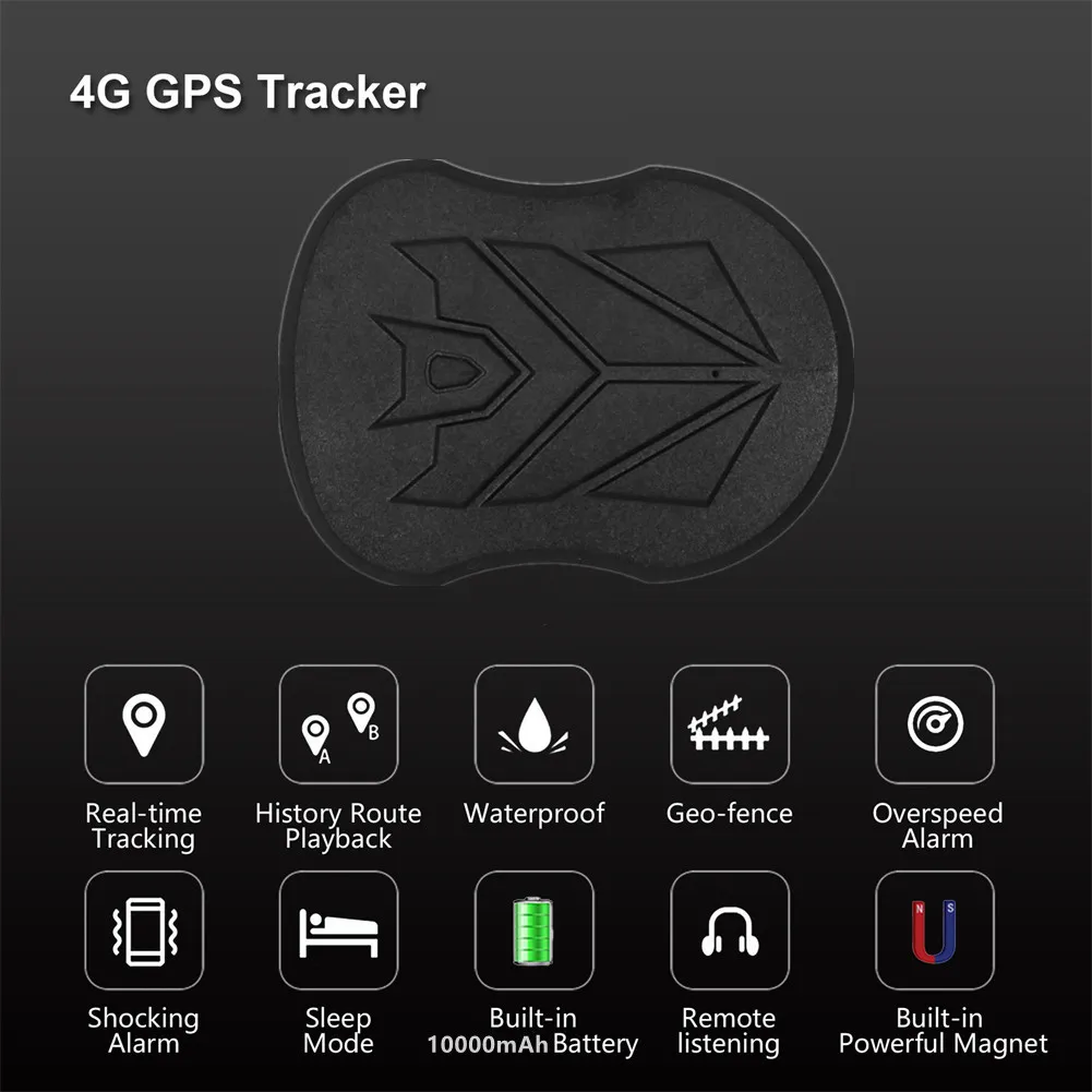 SinoTrack Magnet 4G Pelacak GPS Mobil Tahan Air ST-905/ST-915 Pencari Lokasi Kendaraan Baterai 10000mAh Siaga Panjang dengan APLIKASI gratis - 1