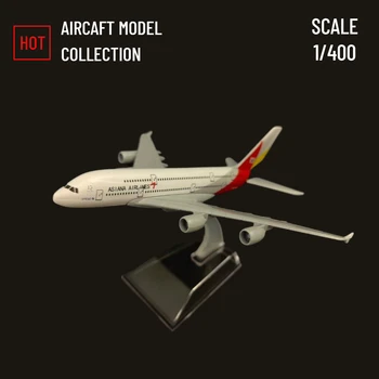 Skala 1:400 Model Pesawat Logam, Penerbangan Asiana Korea Pesawat Boeing Paduan Diecast Mainan Miniatur Koleksi Penerbangan Dunia