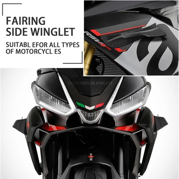 Spoiler Kit Sayap Aerodinamis Winglet Sepeda Motor Untuk Aprilia RSV4 X Tuono V4 660 Pabrik RS660 RS50 RS125 RS250