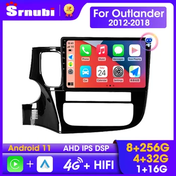 Srnubi untuk Mitsubishi Outlander 3 GF0W GG0W 2012-2018 Pemutar Multimedia Radio Mobil Carplay Android 11 Unit Kepala DVD GPS 2 Din Unit Kepala DVD GPS