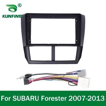 Stereo Navigasi GPS Mobil Untuk SUBARU Forester 2007-2013 Bingkai Panel Fascia Radio Cocok untuk layar unit kepala Dasbor 2Din 9 inci