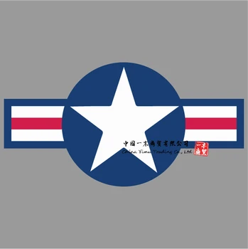 Stiker Sepeda Motor Stiker Mobil Biru Reflektif Bintang Angkatan Udara AS Stiker Tentara AS Moto untuk Dodge Hummer Cherokee