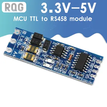 TTL Beralih Ke Modul RS485 485 Ke Tingkat UART Serial Perangkat Keras Konversi Timbal Balik Modul Catu Daya Kontrol Aliran Otomatis 3.3 V 5V