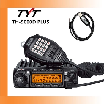TYT TH-9000D PLUS Walkie Talkie Daya Tinggi 65W 136-174MHz Transceiver Mobil Jarak Jauh Truk Ham Seluler Radio Seluler