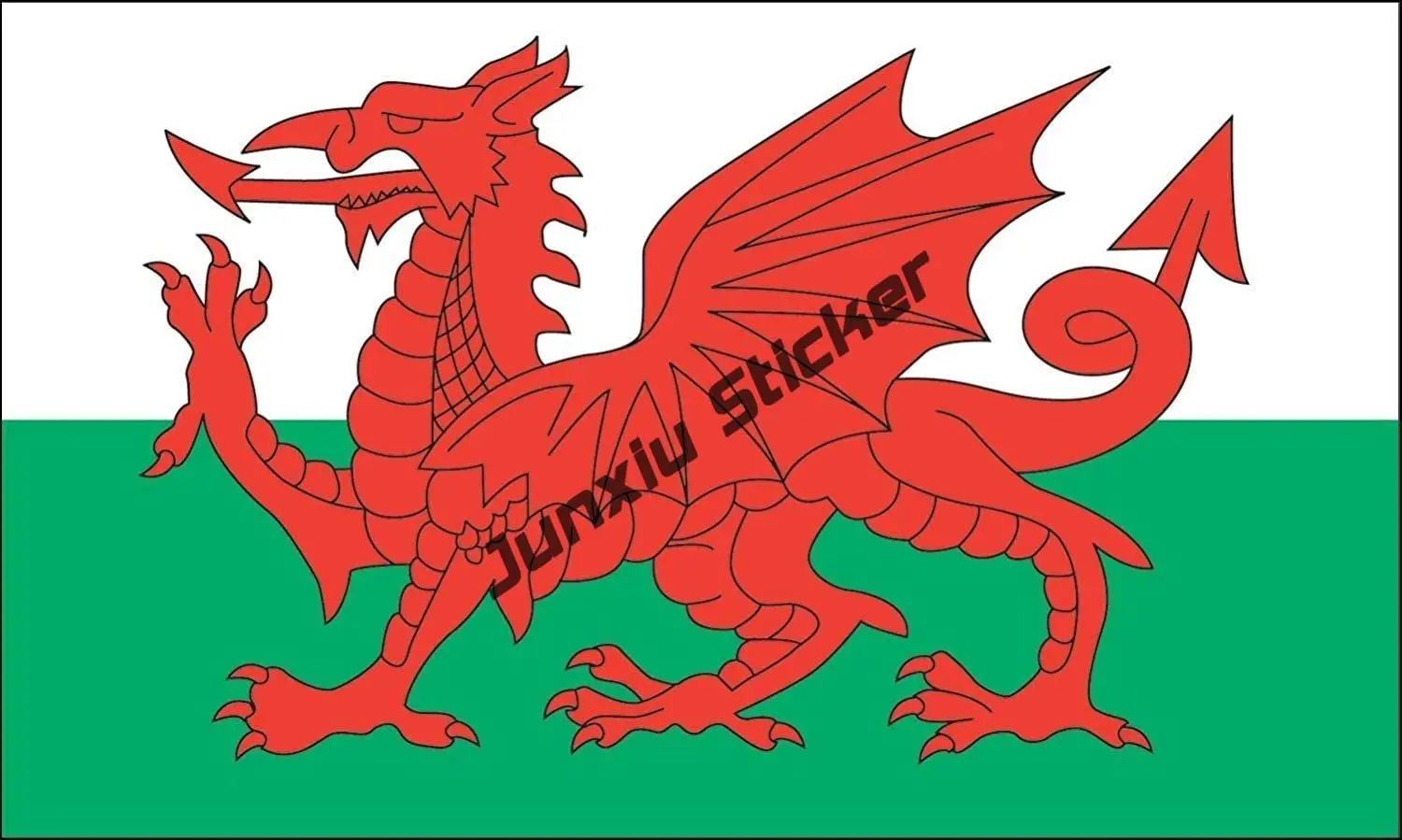 TAMPILAN VINTAGE Melambaikan Stiker Bendera Union Jack Stiker Inggris Raya Inggris Raya dan Wales Bendera Aksesori Mobil Stiker Lem - 2