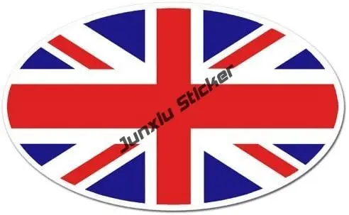 TAMPILAN VINTAGE Melambaikan Stiker Bendera Union Jack Stiker Inggris Raya Inggris Raya dan Wales Bendera Aksesori Mobil Stiker Lem - 3