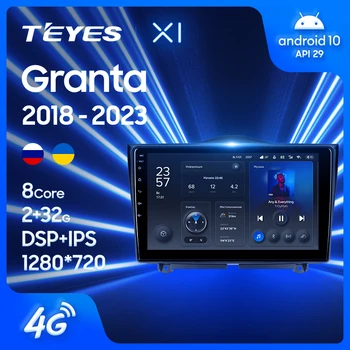 Teyes X1 untuk LADA Granta Cross 2018-2023 Pemutar Video Multimedia Radio Mobil Navigasi GPS Android 10 Tanpa dvd 2din 2 din