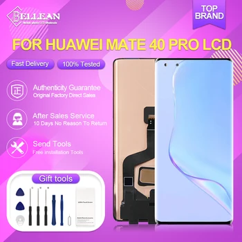 Tidak Ada Cacat 6.76 Inci untuk Huawei Mate 40 Pro Rakitan Layar Panel Sentuh Lcd NOH-NX9 NOH-AN00 dengan Bingkai