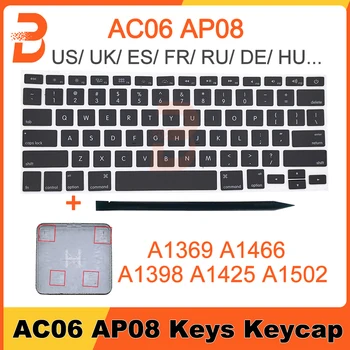 Tombol Kunci AC06 AP08 Baru dengan Alat untuk Macbook Air A1369 A1466 Pro Retina A1398 A1425 A1502 2012 2013 2014 2015 Tahun