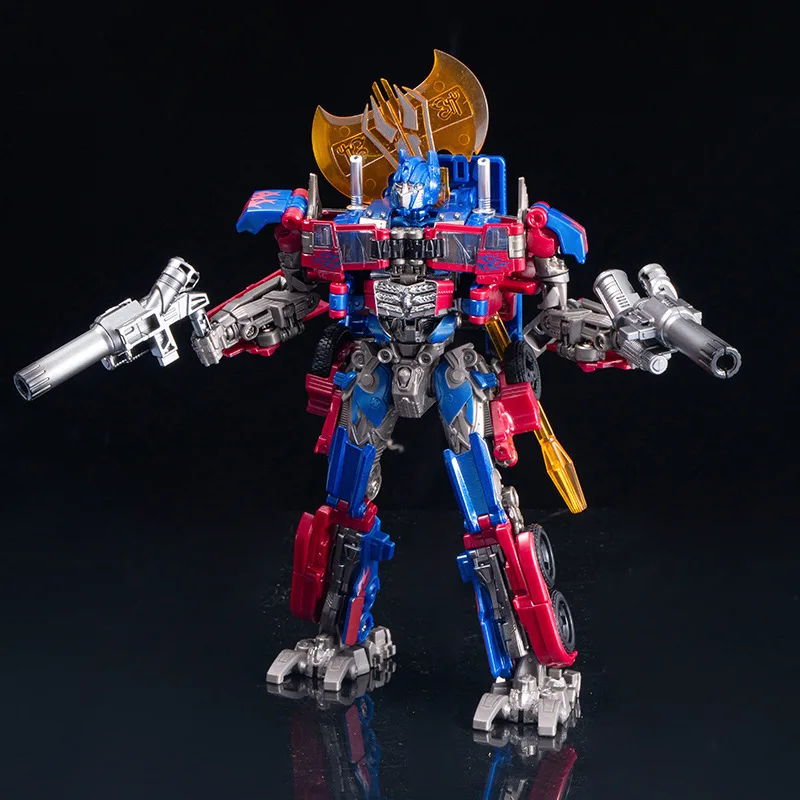Transformers Optimus Prime Model Mainan Komandan Hitam Pisau Ganda Perisai Senjata Model Figur Prajurit Adikuasa Hadiah Mainan - 4