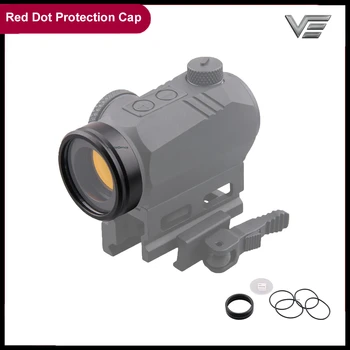 Tutup Pelindung Lensa Merah Optik Vektor Cocok untuk Maverick Gen I & II Penutup Pelindung Lensa Objektif Logam Penuh untuk Airsoft Aviod Len Rusak