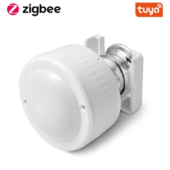 Tuya ZigBee Multi-Sensor 4 in 1 Smart PIR Motion Sensor Suhu Cahaya Kelembaban Pengisian Daya USB Atau Dioperasikan Dengan Baterai