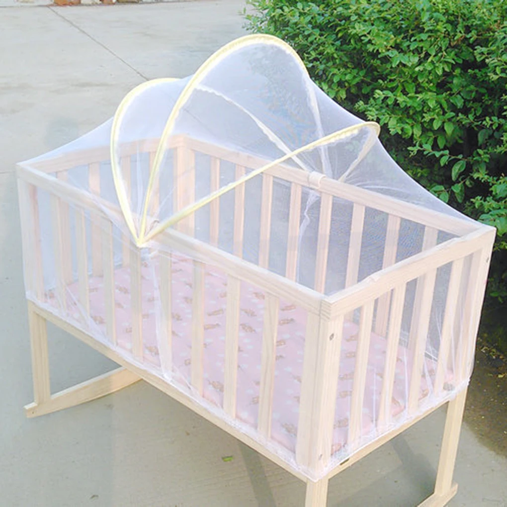 Universal Bayi Anak-anak Cradle Mosquito Net Crib Cot Mesh Kanopi di Tempat Tidur Bayi Balita Boks Tenda Tempat Tidur Bayi Kelambu Anak-anak - 2