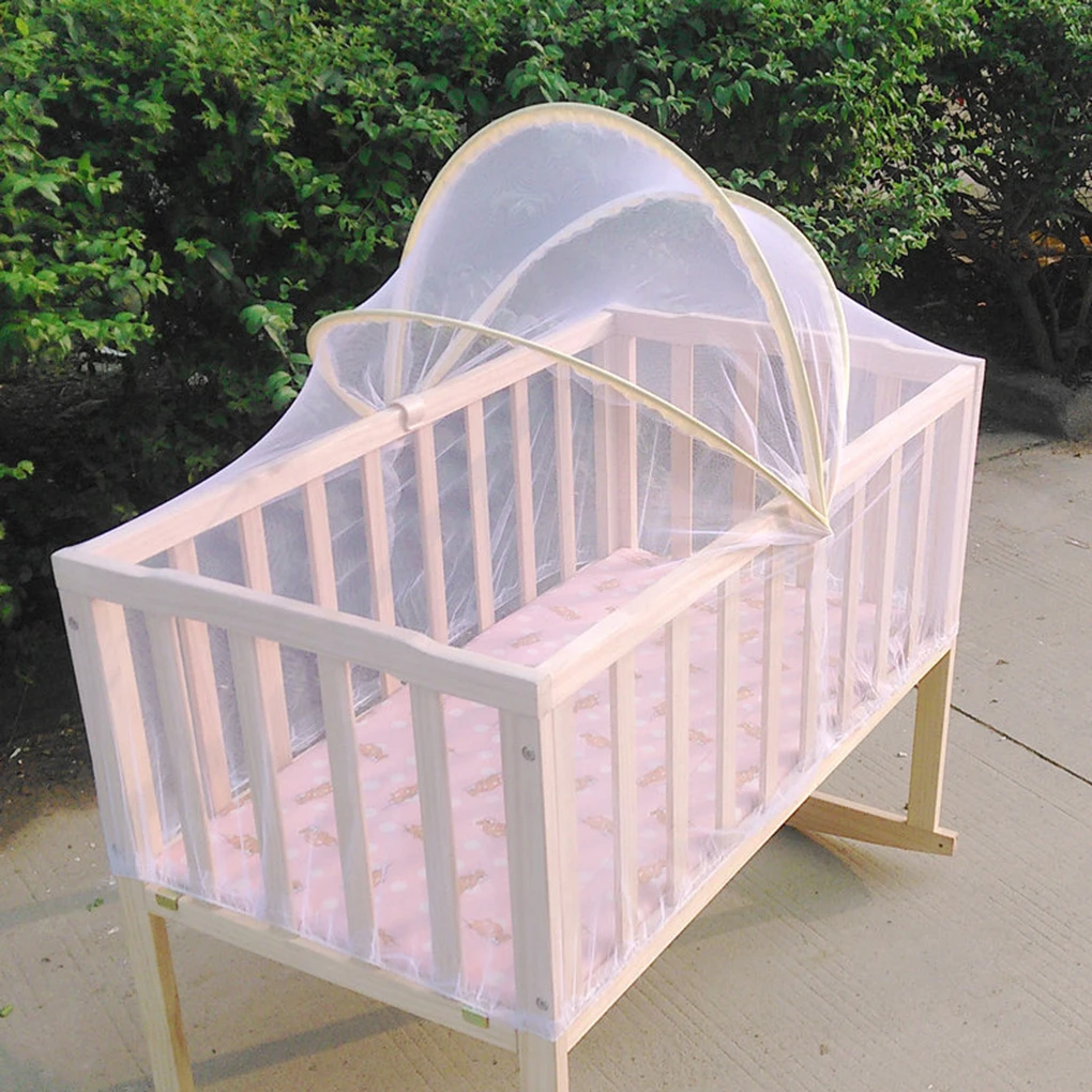 Universal Bayi Anak-anak Cradle Mosquito Net Crib Cot Mesh Kanopi di Tempat Tidur Bayi Balita Boks Tenda Tempat Tidur Bayi Kelambu Anak-anak - 3