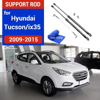 Untuk 2009-2015 Hyundai IX35 Tucson Ix Mereparasi Kap Kap Penutup Gas Shock Lift Strut Bar Penopang Batang Peredam Batu Mobil-styling