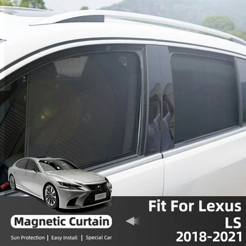 Untuk Lexus LS LS350 LS500 LS500H 2019 2020 2021 2022 2023 XF50 Kerai Mobil Magnetik Kerai Kaca Depan Tirai Jendela Pelindung Matahari
