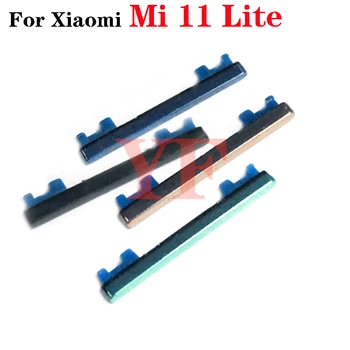 Untuk Xiaomi Mi 11 Lite 10T 10 Lite 10 Pro Tombol Daya HIDUP MATI Tombol Samping Volume Naik Turun
