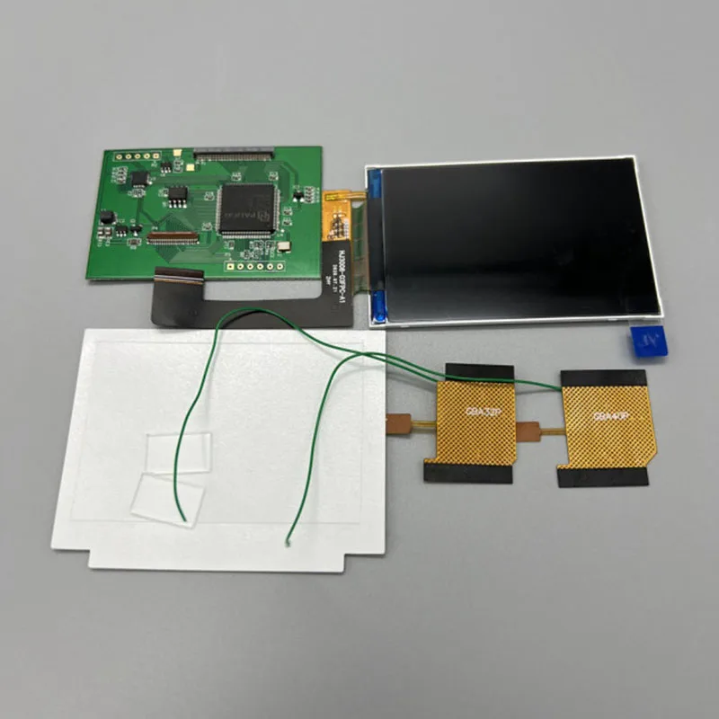 V5. 4 Layar LCD IPS PCB Untuk LCD Kecerahan Sorotan GBA Untuk Cangkang Bebas potongan GBA Tanpa pengelasan Layar Ukuran Asli - 2