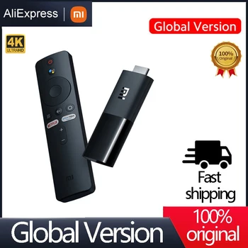 Versi Global Xiaomi Mi TV Stick Ultra 4K HD Android 11.0 Media Streaming 4K Portabel 2GB 8GB Mendukung Dongle TV Multi-Bahasa