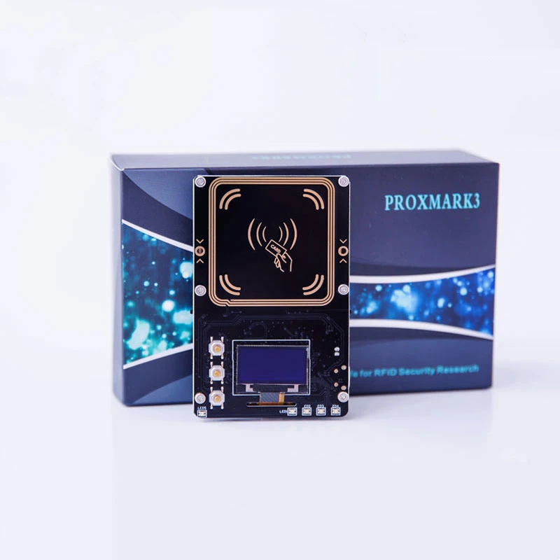 Versi Master Ultimate PM3 Proxmark3 Baru Dengan Layar OLED Baterai Pembaca RFID NFC Penulis KARTU Antena HF LF Mesin Fotokopi KEYTAG UID - 0