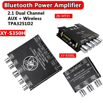 XY-S350H 220Wx2 + Amplifier 350W Kompatibel dengan Bluetooth+Set Subwoofer Kartu Suara AUX+