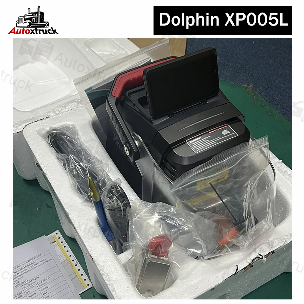 Xhorse Dolphin XP005L XP-005L XP005 Dolphin II Mesin Pemotong Kunci dengan Pemrogram Kunci Otomatis Layar Sentuh yang Dapat Disesuaikan - 0
