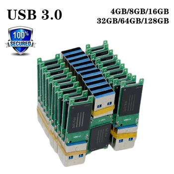 flashdisk chip tahan air USB 3.0 1/10 Buah flash drive usb cangkang logam 4GB 8GB 16GB 32GB 64GB 128GB memori usb flash disk U